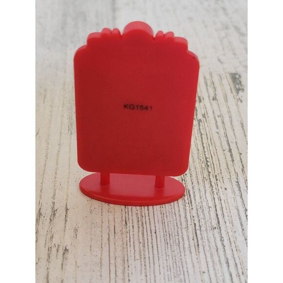 Christmas tree farm sign red mini Village accessory toy figure - Picture 3 of 4